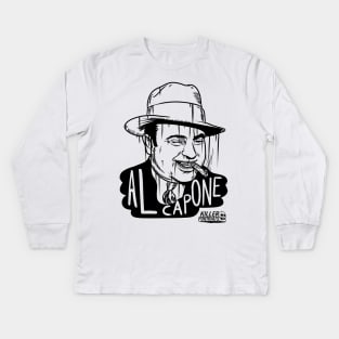 Al Capone Killer Portratis Kids Long Sleeve T-Shirt